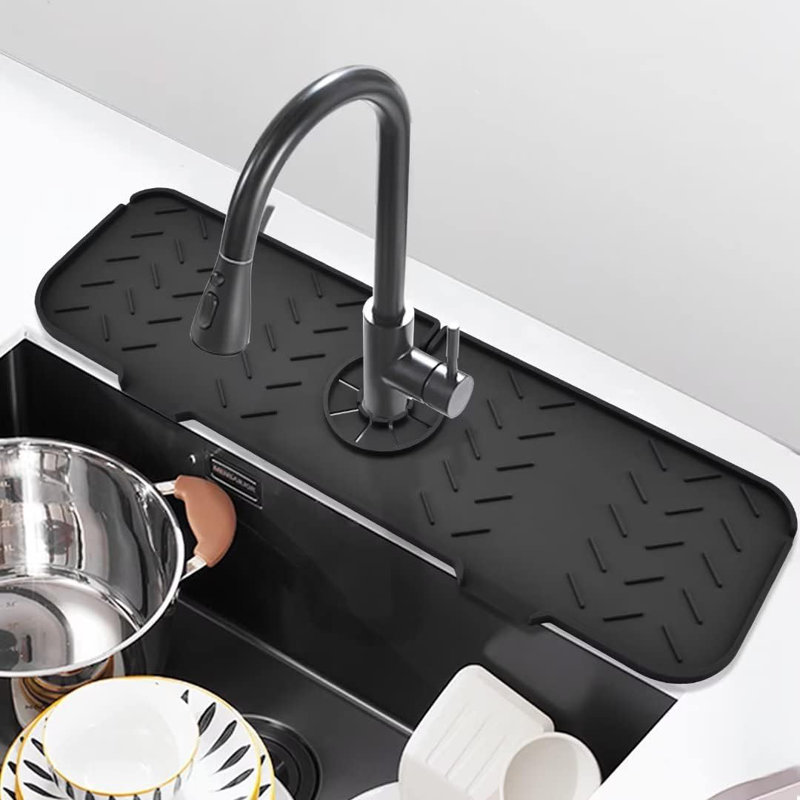 Silicone Faucet Handle Drip Catcher Tray