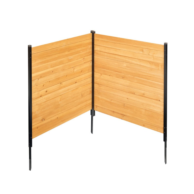 Wooden Privacy Fence Solid Air Conditioner Fence 38" W x 42" L