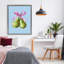 Poires jumelles avec cadre flottant à ruban, design par Imagine It Images-1750377025-1750377027
