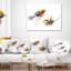 Oiseaux volants - Coussin imprimé animal-29962241-29963781