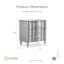 Table de chevet 3 tiroirs Seabliss-101904840