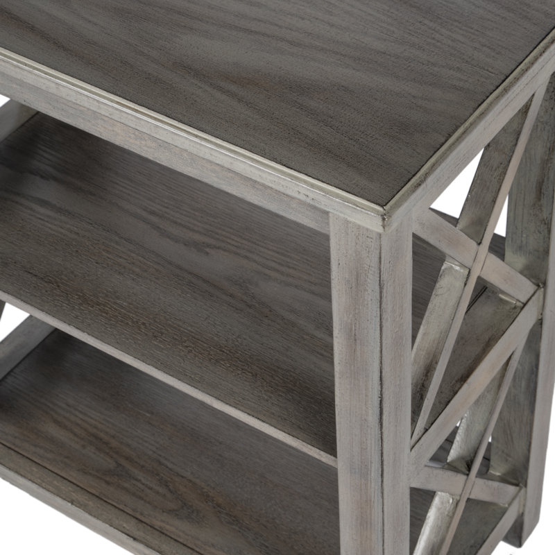 Vance 2 Shelf 22"W Bookcase, Dusty Trail with Maple