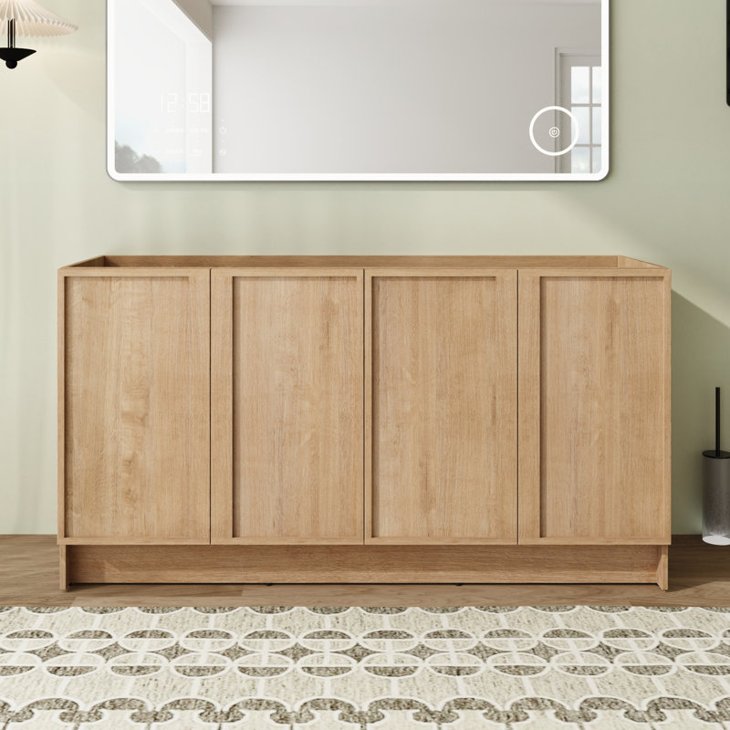 Solace 60 " Freestanding Standard Double Bathroom Vanity Base