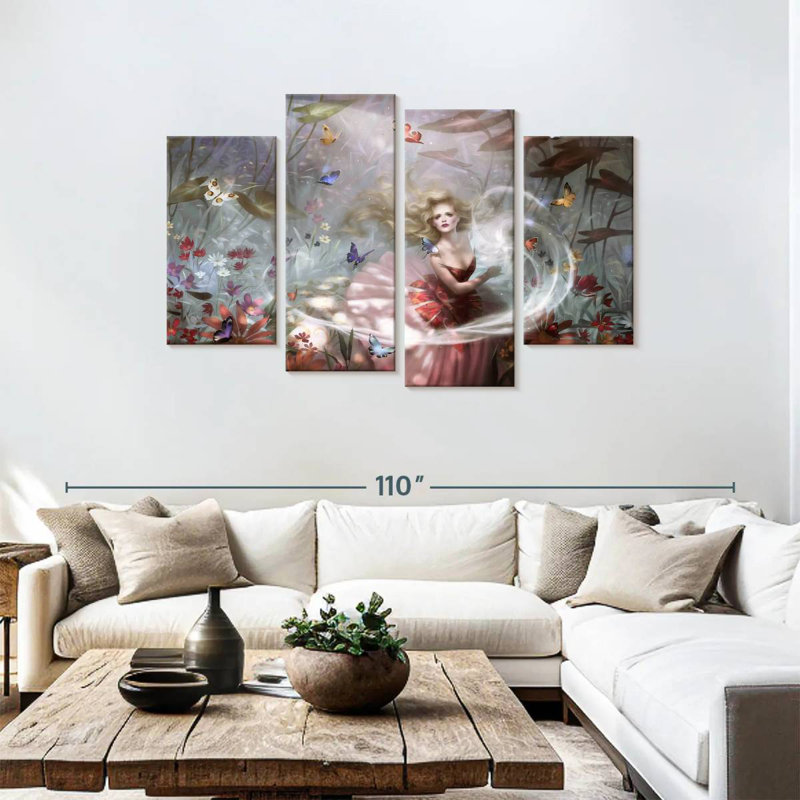 Kelan Make A Wish Fairy, 48" H x 75" W