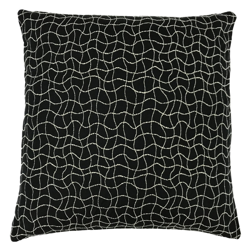 Oreiller géométrique Wiggly Phillip, 24 po x 24 po
