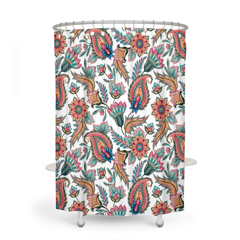 Rideau de douche Floral, H 83 po x l 70 po