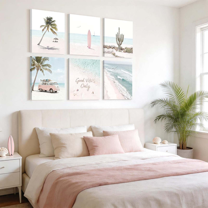 6 Piece Wrapped Canvas Print