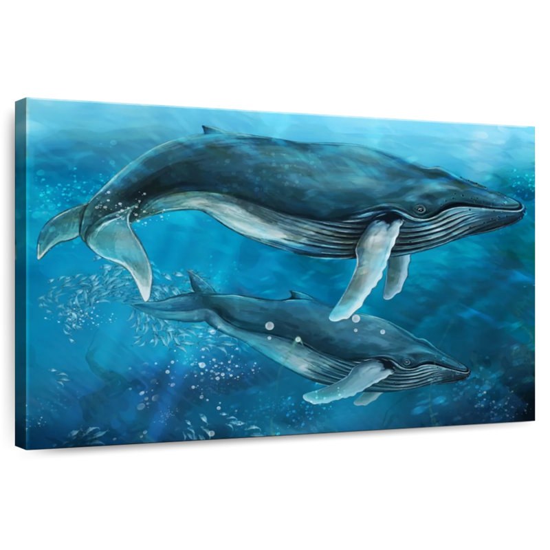 Baleines à bosse Brampt Majestic, H 34 po x l 51 po