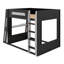 Lit superposé en bois avec bureau-1427063435