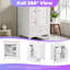 Meuble-lavabo moderne 24 po avec lavabo en céramique, tiroirs à fermeture en douceur et beaucoup de rangement-1657443737