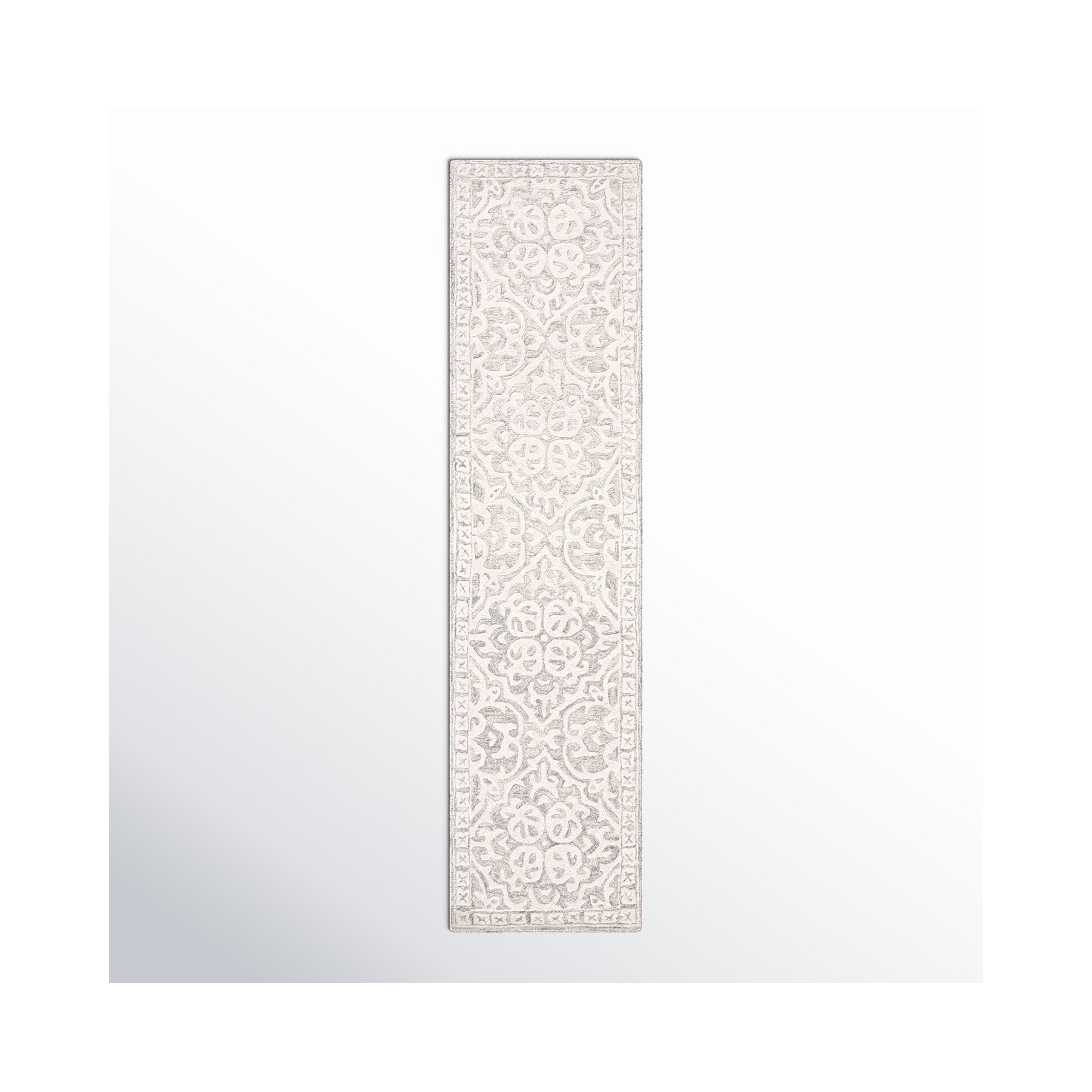 Aude Handmade Wool Rug, Runner 2'3" x 9'