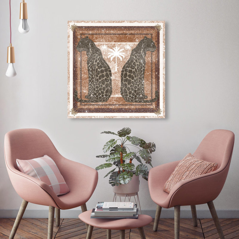 Casablanca Leopardo Print by Oliver Gal, 24"H x 24"W, Canvas Unframed
