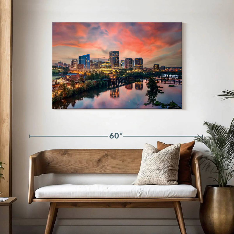 Nicci Richmond City Sunrise, H 30 po x l 45 po