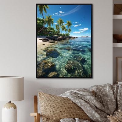«Dominicain Island Retreat», reproduction sur toile