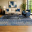Tapis intérieur bleu indigo abstrait Hause-1549337699