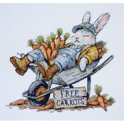 Cross-stitch kit - Free carrots AH-288