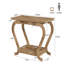 Table d'appoint moderne, table basse à 2 niveaux, table de bout