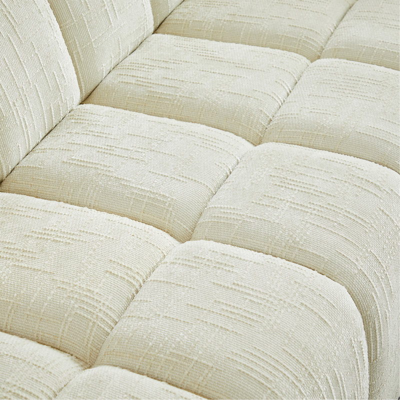 Canapé chenille en mousse pure, canapé nuage matelassé moderne, canapé chenille en mousse pure à assise profonde, canapé moderne confortable, convient aux salons, aux chambres et aux appartements