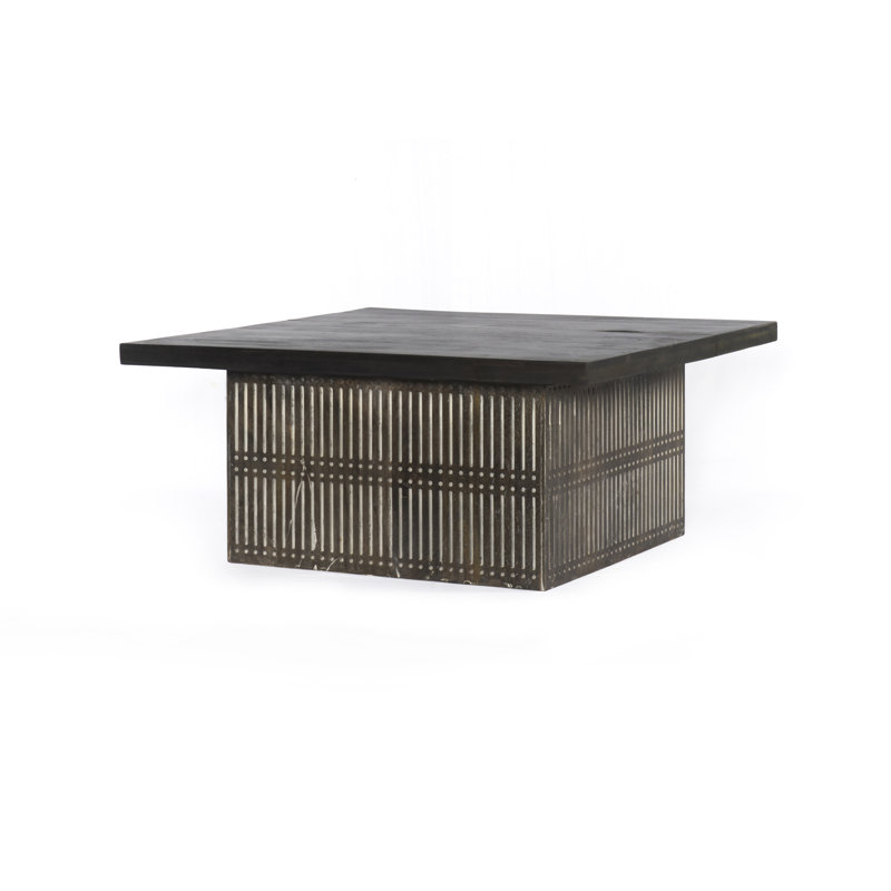 Table basse Anstead, Brun antique
