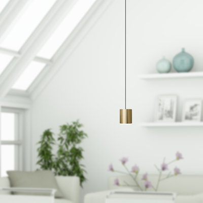 Luminaire suspendu tambour simple à 1 lumière Andromedae