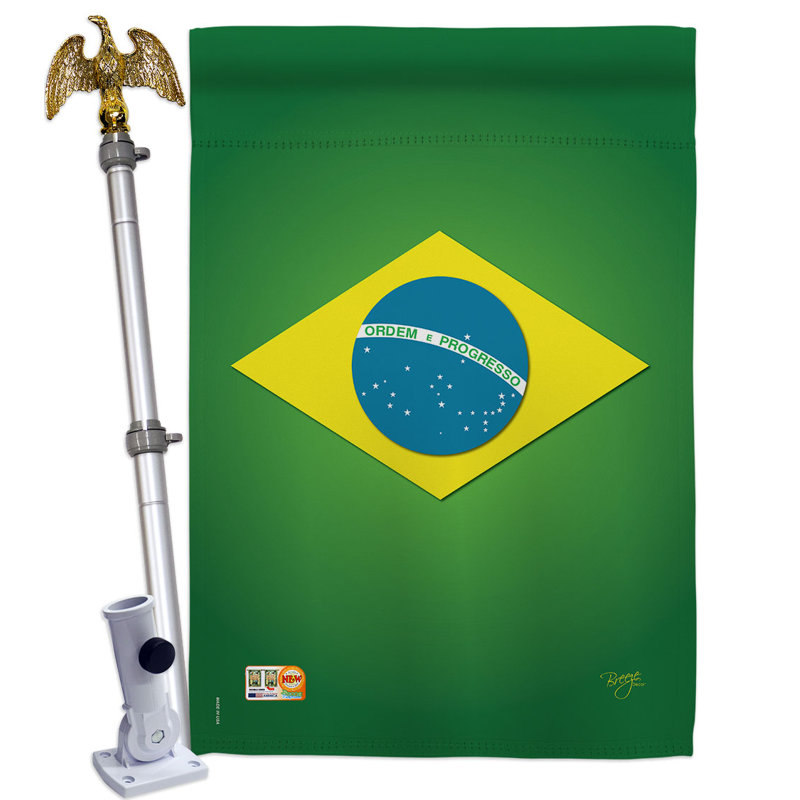 Ensemble de drapeaux en polyester 2 côtés 40 x 28 po