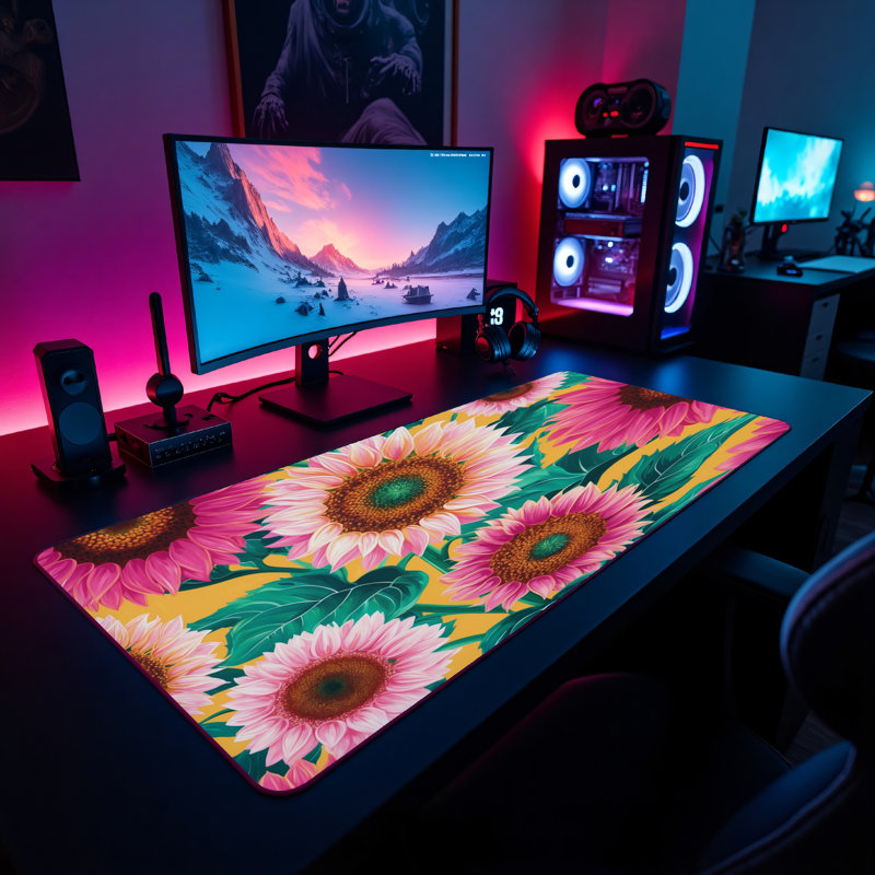 Polyester Desk Pad, 14.4x12.1