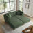 Seemab 4 - Piece Upholstered Green Corduroy Modular Sectional with Pillow Back and Removable Ottoman-2000931629