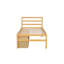 Lit plateforme en bois avec tablettes de rangement amovibles, deux tiroirs de rangement intégrés pour plus de commodité,-1649715758-1649715756