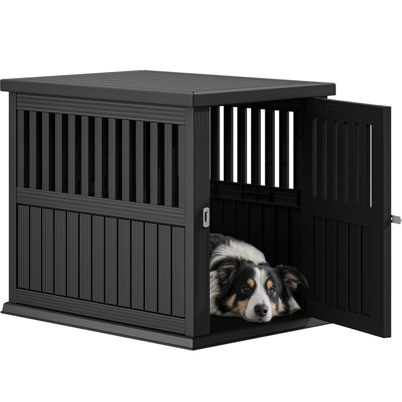 Dog House for Small to Medium Pets, Black