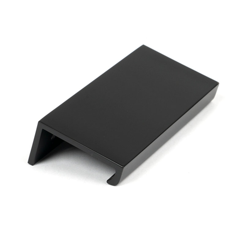 Polished Brass 50Mm Plain Edge Pull, 7 cm, Matt Black