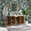 Benita 48" Rattan and Oak Bathroom Vanity