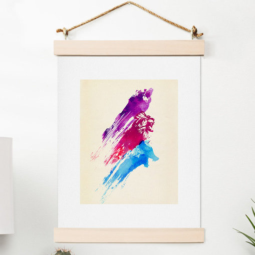 Couleurs sauvages - reproduction d'art sur papier, H 20 po x l 16 po x P 0,13 po