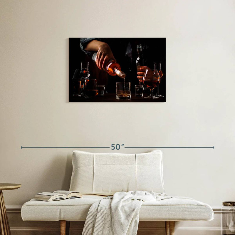 Yarlin Bartender Pouring Drinks, 20" H x 30" W