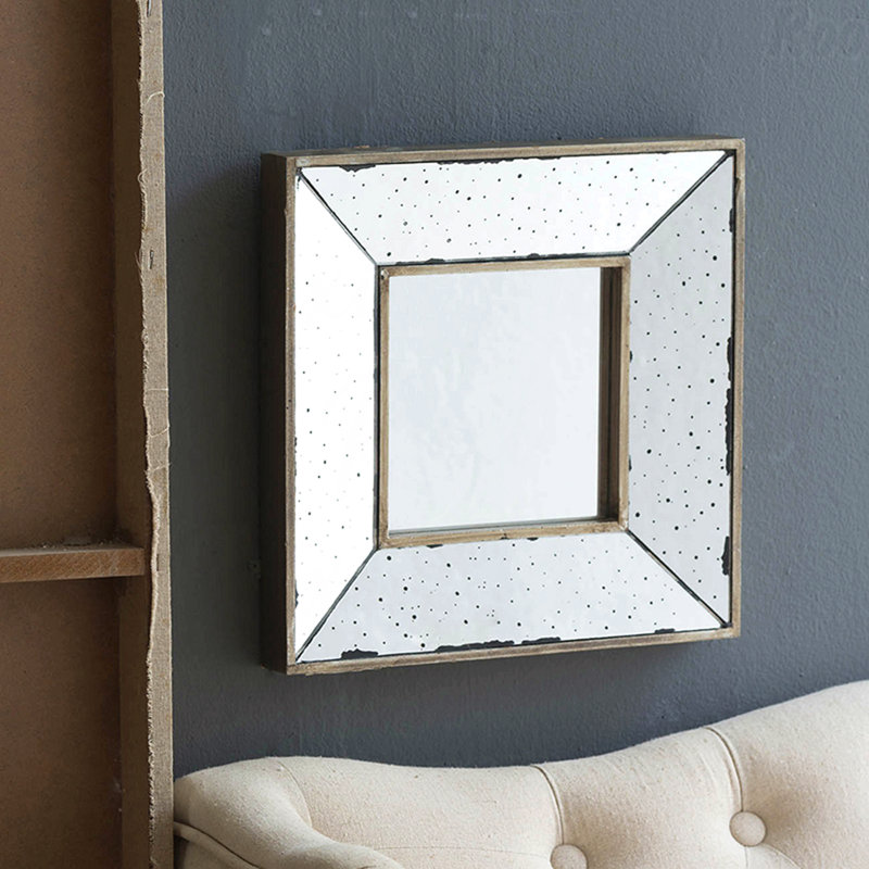 Miroir d'appoint mural 12 "X 12", 12 po x 12 po, Carrée