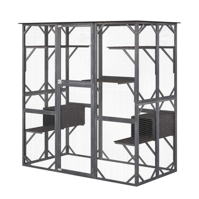 Cage à chat Tymvou