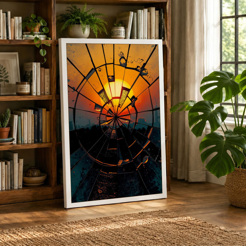 Balloon at Dawn Modern - Wrapped Canvas, 18x12 - 45.7 x 30.5 cm, Taupe Border