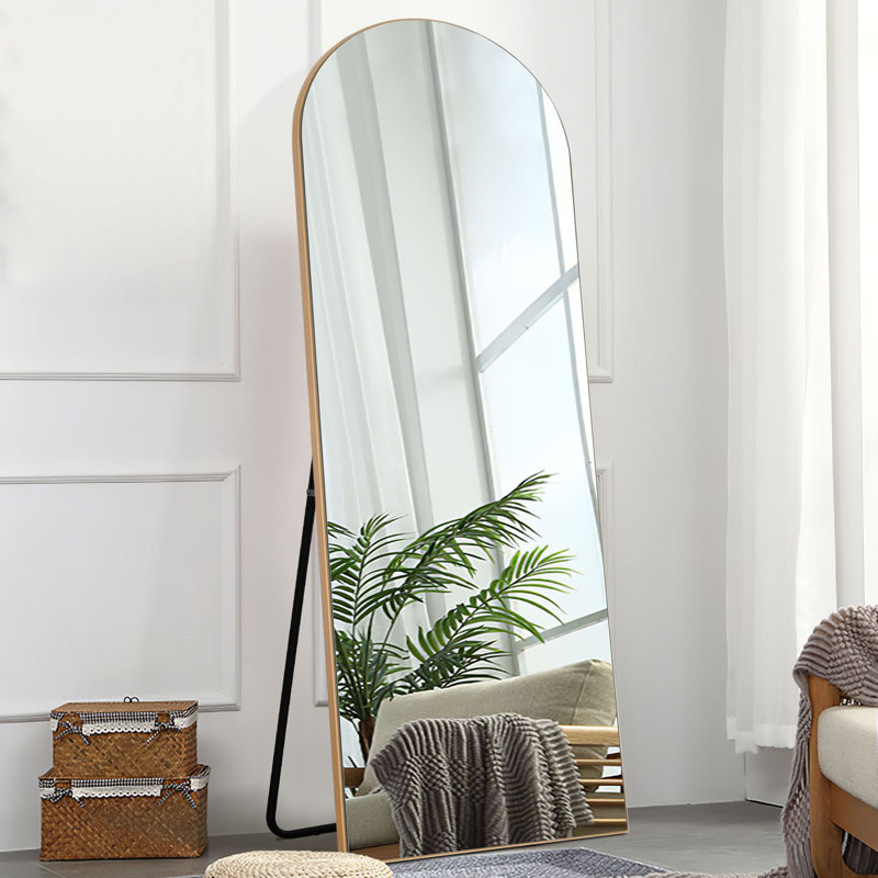 Miroir pleine grandeur Alfredo, Or