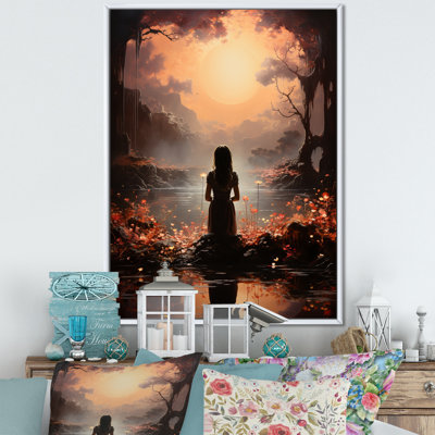 " Red Meditation Ethereal Reverie "