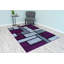 Tapis mauve à motif géométrique Mccampbell-28997928