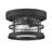 Abbotsford 1 - Bulb Outdoor Flush Mount in Black-23542109-23542108