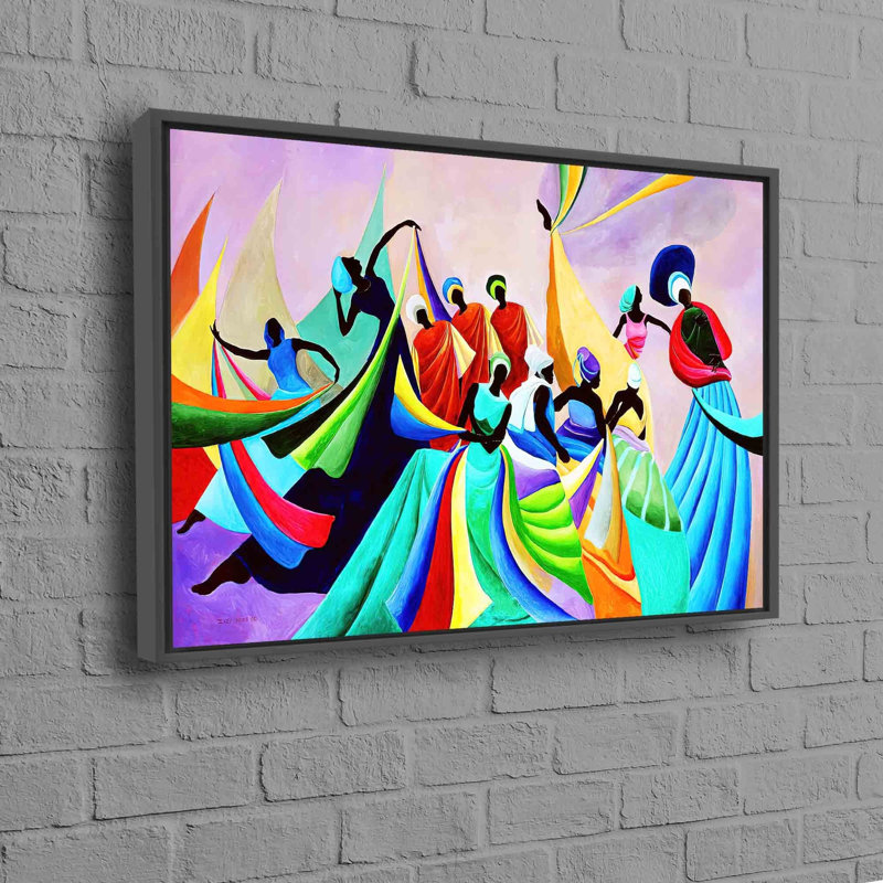 Print on Canvas, 70 cm H x 100 cm W, Framed Print without Mat, Black