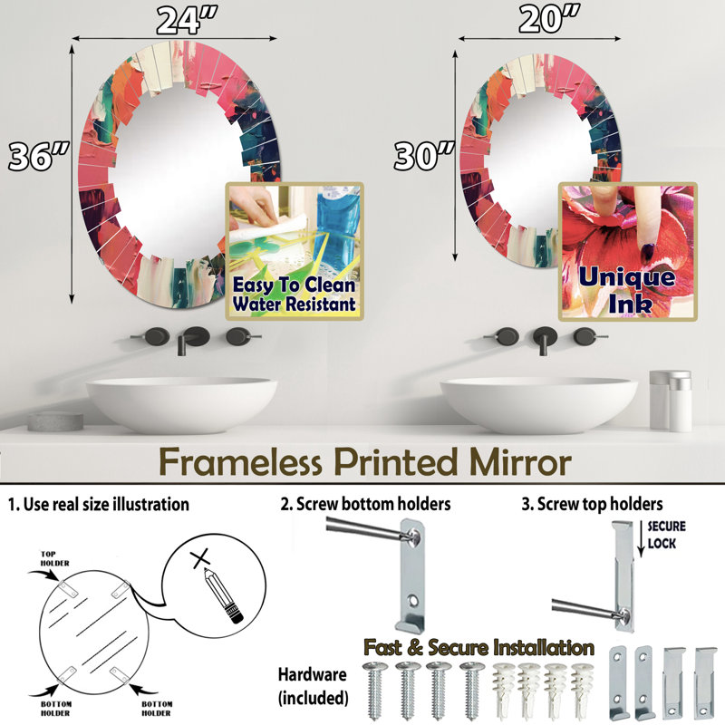 Miroir Wiking, 30 po x 20 po