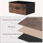 Chorley 4 Drawer Fabric Drawer Chest, Rustic Brown, UKFR Certified