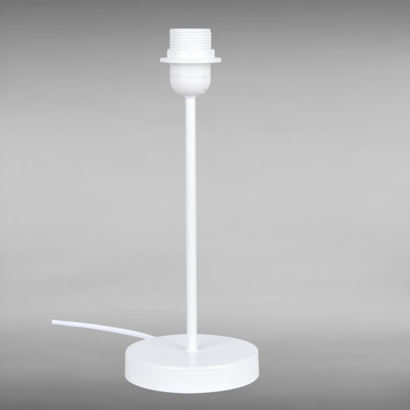 Pifer Metal Lamp Base Lamp, Cream