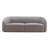  Yara Pleated Grey Velvet Sofa-1171606260