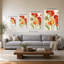 «Poppies Melody I» par Lisa Audit - impression sur toile-137519116-137519126-137519128