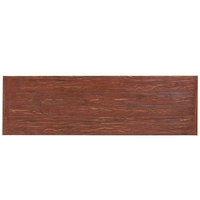 Console en bois massif 63 ", Brun