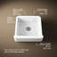 Évier de cuisine Whitehaven® L 23,5 po x l 21,5625-14225596