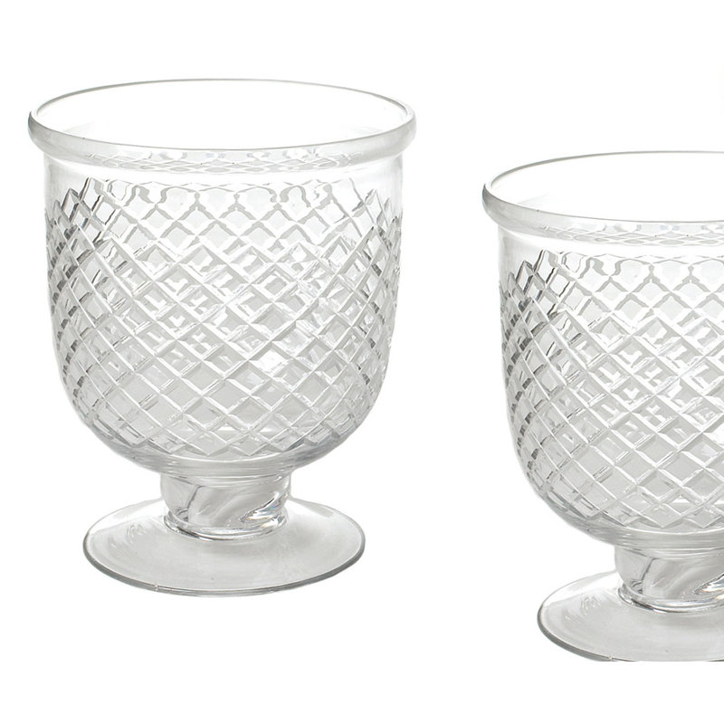 7.5'' H Glass Tabletop Hurricane