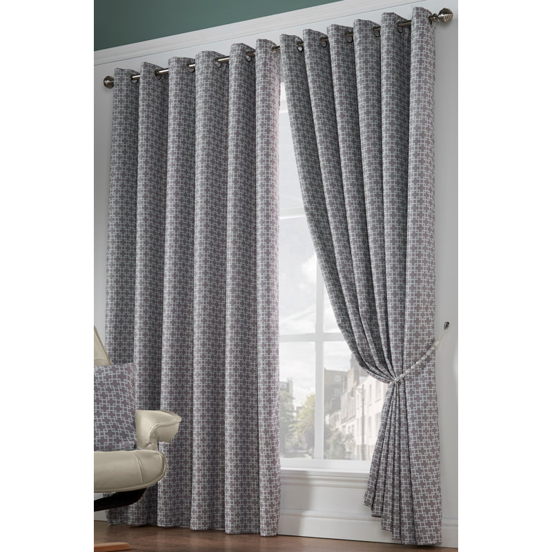 Esa Semi Sheer Curtain, 229 W x 229 D cm, Beige